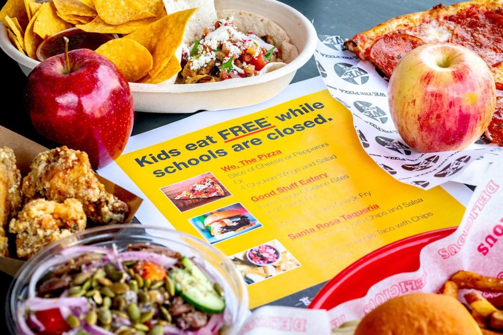 Kids eat FREE while schools are closed